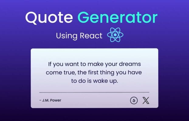 Crafting Magic: Build Your Own Quote Generator in React