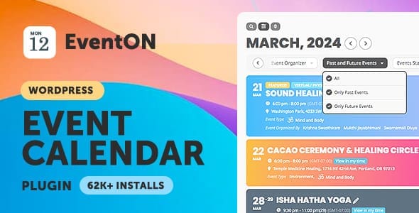 EventON: A Review of the WordPress Virtual Event Calendar Plugin