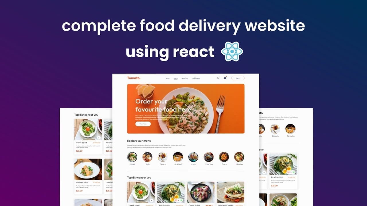 Whip Up a Food Delivery App with React JS!